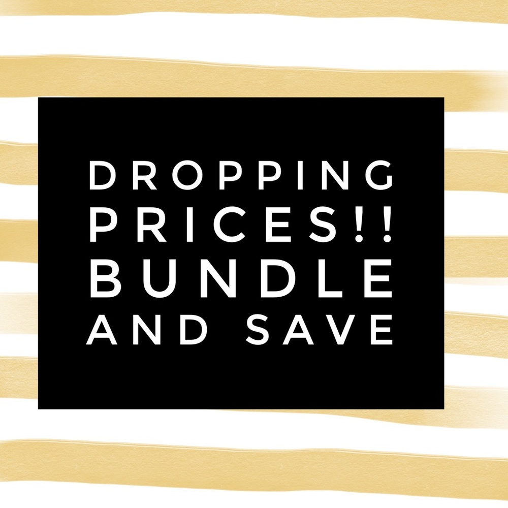 Dropping all prices!! Bundle and Save!